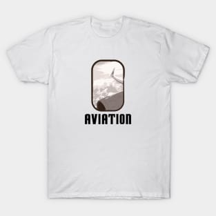 Window Seat Aviation Nerd T-Shirt